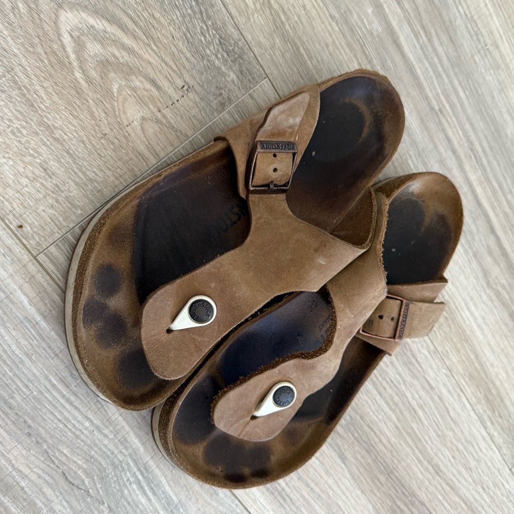 Birkenstock Tan Leather Sandals